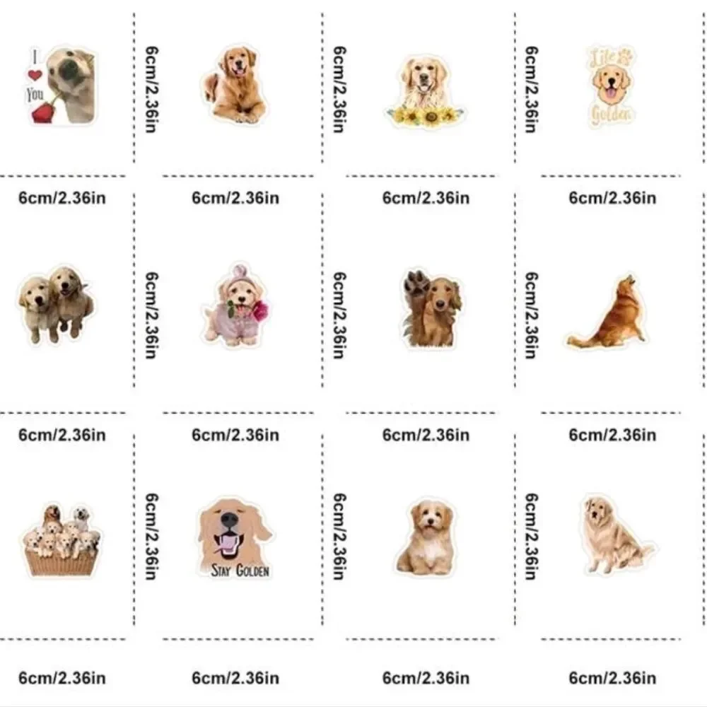 Golden Retriever Stickers - Picture 3 of 3